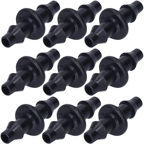 CHANCEY Connecteur De Tuyau à 2 Voies, 100 Pièces 4/7 Connecteur à 2 Voies Connecteur D'irrigation Goutte à Goutte Raccord Accessoires D'irrigation De Jardin,SEMAket,noir 3 CHANCEY Connecteur De Tuyau à 2 Voies, 100 Pièces 4/7 Connecteur à 2 Voies Connecteur D'irrigation Goutte à Goutte Raccord Accessoires D'irrigation De Jardin,SEMAket,noir – Image 3