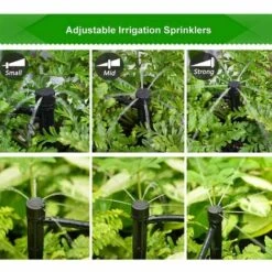 CHANCEY 100pcs Goutteur Irrigation Réglable De Tuyau Système D'arrosage Automatique Goutte à Goutte Micro Gicleurs Drippers Pour Plante Serre DIY Jardin,SEMAket,noir -Promos Arrosage automatique Magasin 56150463 4