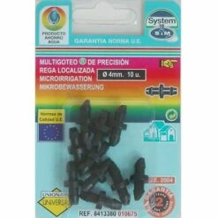Connecteur D'irrigation Goutte à Goutte Microtube Microtube 4 Mm Polypropylène S&M 10 Pz 010675