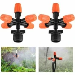 MACARON Kit De Système D'égouttement D'arrosage D'arrosage De Plantes D'arrosage Micro- Goutte à Goutte Réglable De Jardin 5pcs LO-Ron