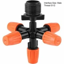 MACARON Kit De Système D'égouttement D'arrosage D'arrosage De Plantes D'arrosage Micro- Goutte à Goutte Réglable De Jardin 5pcs LO-Ron -Promos Arrosage automatique Magasin 56679569 3