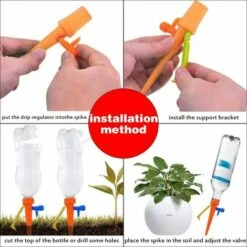 READCLY 15 Pcs Irrigation Goutte à Goutte Kit, Vanne D'eau Réglable Pour Irrigation Automatique, Adapté à L'arrosage Des Plantes D'intérieur Et D'extérieur 7 READCLY 15 Pcs Irrigation Goutte à Goutte Kit, Vanne D'eau Réglable Pour Irrigation Automatique, Adapté à L'arrosage Des Plantes D'intérieur Et D'extérieur -Promos Arrosage automatique Magasin 56690852 3