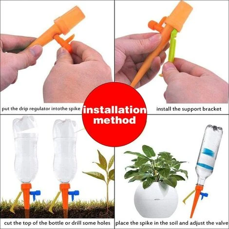 READCLY 15 Pcs Irrigation Goutte à Goutte Kit, Vanne D'eau Réglable Pour Irrigation Automatique, Adapté à L'arrosage Des Plantes D'intérieur Et D'extérieur 3 READCLY 15 Pcs Irrigation Goutte à Goutte Kit, Vanne D'eau Réglable Pour Irrigation Automatique, Adapté à L'arrosage Des Plantes D'intérieur Et D'extérieur – Image 3