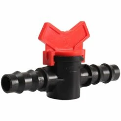IRISFR 10 Pièces Tuyau Valve D'Irrigation, Robinet D'arrêt Raccord, Tuyau Valve Commutateur Arrosage, 16 Mm PE Tuyaux Vanne Pour L'irrigation Goutte à Goutte Agricole De Jardin De Patio，Lilaris -Promos Arrosage automatique Magasin 56742792 3