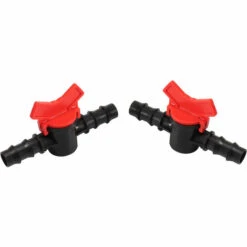 IRISFR 10 Pièces Tuyau Valve D'Irrigation, Robinet D'arrêt Raccord, Tuyau Valve Commutateur Arrosage, 16 Mm PE Tuyaux Vanne Pour L'irrigation Goutte à Goutte Agricole De Jardin De Patio，Lilaris -Promos Arrosage automatique Magasin 56742792 4