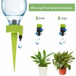 QERSTA Lot De 12 Systèmes D'arrosage Automatique Pour Plantes En Pot, Arrosage Des Fleurs, Système D'arrosage Réglable Pour Fleurs Ou Légumes -Promos Arrosage automatique Magasin 57136335 4