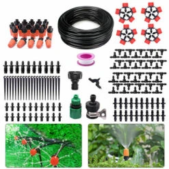 ZHUOXUAN Tuyau PE Système D'irrigation Goutte à Goutte Kit D'irrigation De Jardin Arrosage De Jardin Système D'irrigation Automatique Kit D'irrigation Goutte à Goutte Kit De Micro Pulvérisation -Promos Arrosage automatique Magasin 57582554 2
