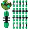 LAKJWO 50pcs Câble Pince En Acier Inoxydable Doublé De Caoutchouc P Clips Tuyau Pinces Pour Tuyaux 5 Tailles