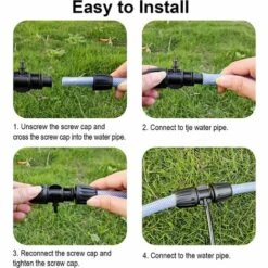 LAKJWO Tube De 25 M Tuyau D'irrigation Goutte à Goutte 4/6 Mm. Système D'arrosage Des Plantes De Jardin Arrosage Automatique Du Jardin Micro Tube Arroseur Paysage Et Plantes Accessoires Pour Kit -Promos Arrosage automatique Magasin 57663441 4