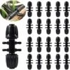 LAKJWO Raccord D'irrigation Goutte ¨¤ Goutte De Jardin De Connecteur D'eau Droit 10 Pi¨¨Ces Pour L'irrigation Horticole De Tuyau PE De 16 Mm