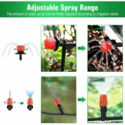 AUTRES Système D'irrigation Jardin, 30 M Système D'irrigation Automatique Kit D'irrigation Goutte à Goutte Irrigation De Jardin -Promos Arrosage automatique Magasin 57749227 2