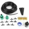 GUAZHUNIFR Kit D’irrigation De Jardin De 15 M - Système D’irrigation 4/7 - Kit D’arrosage Pour Serre - 10 Buses Pour Jardin, Paysage, Parterre, Terrasse.