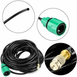 GUAZHUNIFR Kit D’irrigation De Jardin De 15 M - Système D’irrigation 4/7 - Kit D’arrosage Pour Serre - 10 Buses Pour Jardin, Paysage, Parterre, Terrasse. -Promos Arrosage automatique Magasin 57885338 4