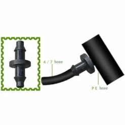 KARTOKNER 100pcs Connecteurs Cannelés 4/7 Kit De Raccords D'irrigation Raccords Cannelés Droits Pour Système De Tuyau D'irrigation Goutte à Goutte (Noir) 8 KARTOKNER 100pcs Connecteurs Cannelés 4/7 Kit De Raccords D'irrigation Raccords Cannelés Droits Pour Système De Tuyau D'irrigation Goutte à Goutte (Noir) -Promos Arrosage automatique Magasin 58108571 4