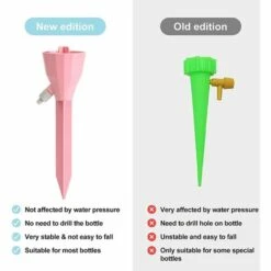 BARES 18Pcs Arrosage Goutte à Goutte, Arrosage Plantes Automatique Avec Cinq Réglages De Vitesse Adapté Aux Bonsaï, Fleurs, Vacances, Dispositif D'arrosage Domestique, Diamètre 20-30 Mm Universel -Promos Arrosage automatique Magasin 58302299 5