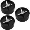BARES 3 Pcs Lame De Remplacement Pour 250 W Magic Bullet Blender Extracteur De Jus, Magic Bullet Pièces De Rechange De Lame, Accessoires Magic Bullet Mixer