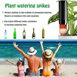 BARES Automatique Plante D'irrigation D'eau, Lot De 6 Systèmes D'irrigation Automatique Pour Plantes En Pot, Distributeur Verseur Goutte à Goutte D'irrigation Pour Jardin, Plante D'intérieur, Fleurs -Promos Arrosage automatique Magasin 58302453 4