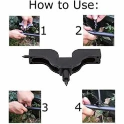 TINOR Accessoires D'irrigation Goutte Tuyau De Perforation Outil De Perforation De Tuyau Outil D'irrigation Goutte-à-Goutte De Jardin Noir De Outil De Forage De Trou De Forage -Promos Arrosage automatique Magasin 58345521 4