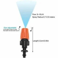 GRID COOL 10 Buses De Pulvérisation Pour Irrigation Goutte à Goutte, Atomiseurs D'arrosage, Kits D'arrosage Micro Goutte à Goutte -Promos Arrosage automatique Magasin 58349292 2
