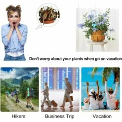 AOUGO Kit D'irrigation Goutte à Goutte, Abreuvoir Automatique Pour Plantes, Arroseurs Automatiques Pour Plantes, Système D'irrigation Pour Jardin, Maison, Intérieur, Extérieur -Promos Arrosage automatique Magasin 58573663 4