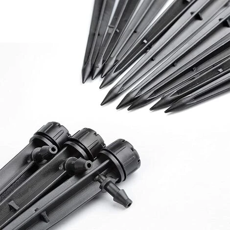 AOUGO 100PCS Goutteurs Irrigation Goutte à Goutte Dripper, DIY Centrale D'Irrigation, Arrosage Goutte à Goutte,Irrigation Goutte à Goutte Kit Pour Les Plantes D'IntéRieur Et D'ExtéRieur- Bleu- 360° Réglable 3 AOUGO 100PCS Goutteurs Irrigation Goutte à Goutte Dripper, DIY Centrale D'Irrigation, Arrosage Goutte à Goutte,Irrigation Goutte à Goutte Kit Pour Les Plantes D'IntéRieur Et D'ExtéRieur- Bleu- 360° Réglable – Image 3