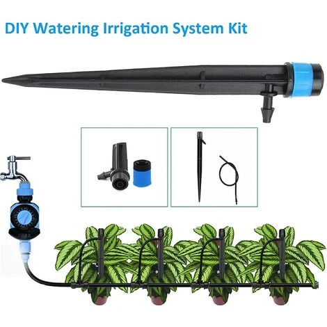 AOUGO 100PCS Goutteurs Irrigation Goutte à Goutte Dripper, DIY Centrale D'Irrigation, Arrosage Goutte à Goutte,Irrigation Goutte à Goutte Kit Pour Les Plantes D'IntéRieur Et D'ExtéRieur- Bleu- 360° Réglable 4 AOUGO 100PCS Goutteurs Irrigation Goutte à Goutte Dripper, DIY Centrale D'Irrigation, Arrosage Goutte à Goutte,Irrigation Goutte à Goutte Kit Pour Les Plantes D'IntéRieur Et D'ExtéRieur- Bleu- 360° Réglable – Image 4