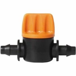 KARTOKNER Lot De 20 Mini Valves D'irrigation Goutte à Goutte De 6,35 Mm Pour Tuyau D'irrigation De 4/7 Mm (4/7 Tube Fin Droit à Travers La Vanne De Contr?le) -Promos Arrosage automatique Magasin 58748051 3