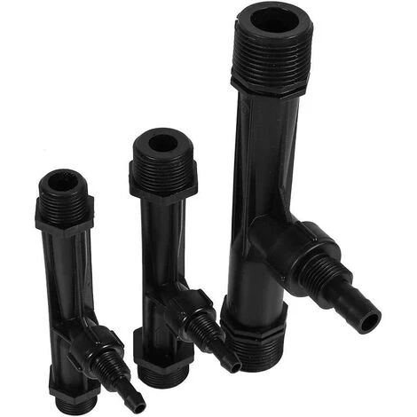DEVENIRRICHE Injecteur D'engrais De Type Venturi 1/2" 3/4" 1"Tube D'irrigation Pour Irrigation De Jardin Injecteur D'engrais En Plastique Kit D'irrigation Commutateur Tube Kit (3/4'') 5 DEVENIRRICHE Injecteur D'engrais De Type Venturi 1/2" 3/4" 1"Tube D'irrigation Pour Irrigation De Jardin Injecteur D'engrais En Plastique Kit D'irrigation Commutateur Tube Kit (3/4'') – Image 5
