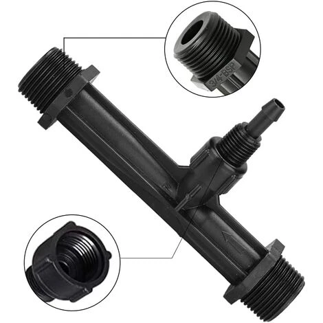 DEVENIRRICHE G3/4 Engrais Irrigation Injecteur Venturi Filtre Automatique Mix Kits Translucide Irrigation Goutte à Goutte Venturi Tube Serre Système (3/4) 3 DEVENIRRICHE G3/4 Engrais Irrigation Injecteur Venturi Filtre Automatique Mix Kits Translucide Irrigation Goutte à Goutte Venturi Tube Serre Système (3/4) – Image 3