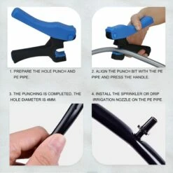 ENLENK Perforateur D'arrosage De Jardin 4mm PE Punch De Tuyau De Tuyau D'irrigation Outils De Trou D'ouverture De Goutteur D'insertion Garden -Promos Arrosage automatique Magasin 58844032 5