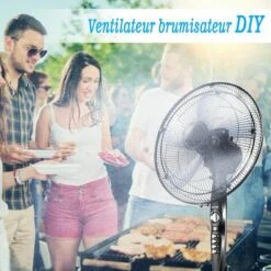 NAXUNNN 15M Brumisateur Terrasse Exterieur, Système De Brumisation Système De Refroidissement De Brumisation, Kit De Tuyau Brumisateur Pour Jardin Parasol Trampoline Serre Piscine (18 Buse) -Promos Arrosage automatique Magasin 59081791 4