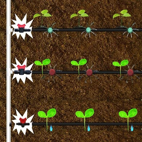 MODOU 10 Pièces Robinet De Jardin Pour Tuyau, Tuyau Vanne D'irrigation, Robinet D'arrêt Raccord En Plastique, Plastique Robinet De Jardin, Pour Le Contrôle De La Vanne D'eau De Jardin Extérieur 3 MODOU 10 Pièces Robinet De Jardin Pour Tuyau, Tuyau Vanne D'irrigation, Robinet D'arrêt Raccord En Plastique, Plastique Robinet De Jardin, Pour Le Contrôle De La Vanne D'eau De Jardin Extérieur – Image 3