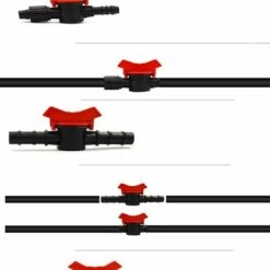 MODOU 10 Pièces Robinet De Jardin Pour Tuyau, Tuyau Vanne D'irrigation, Robinet D'arrêt Raccord En Plastique, Plastique Robinet De Jardin, Pour Le Contrôle De La Vanne D'eau De Jardin Extérieur 8 MODOU 10 Pièces Robinet De Jardin Pour Tuyau, Tuyau Vanne D'irrigation, Robinet D'arrêt Raccord En Plastique, Plastique Robinet De Jardin, Pour Le Contrôle De La Vanne D'eau De Jardin Extérieur -Promos Arrosage automatique Magasin 59133837 4