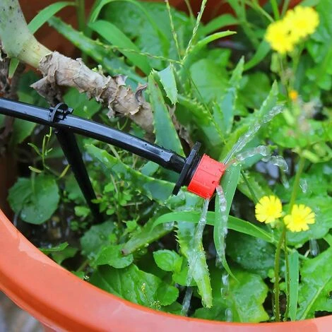 MODOU Irrigation Drippers, 100pcs Arroseurs Darrosage Réglables Kits De Système Dirrigation Goutte à Goutte Micro Flow Drip Head Buses De Brouillard Dirrigation Pour Jardins Potagers Ou Massifs De Fleurs 4 MODOU Irrigation Drippers, 100pcs Arroseurs Darrosage Réglables Kits De Système Dirrigation Goutte à Goutte Micro Flow Drip Head Buses De Brouillard Dirrigation Pour Jardins Potagers Ou Massifs De Fleurs – Image 4