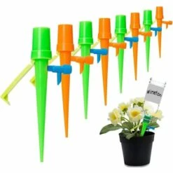 MODOU Irrigation Goutte à Goutte Kit, Science Arrosage Plantes Automatique DIY Système Matériel D'irrigation Goutte à Goutte à Valve Réglable Pour Jardin Maison Intérieur Extérieur/Fleurs Du Parc