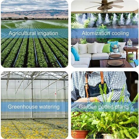 TINOR Connecteur De Tuyau D'irrigation De Jardin, Connecteurs En T Barbelé Irrigation Goutte à Goutte Pour Tube D'irrigation 1/2 Pouce à 1/4 Pouce Accessoires D'arrosage 6 Voies, Noir 5 TINOR Connecteur De Tuyau D'irrigation De Jardin, Connecteurs En T Barbelé Irrigation Goutte à Goutte Pour Tube D'irrigation 1/2 Pouce à 1/4 Pouce Accessoires D'arrosage 6 Voies, Noir – Image 5