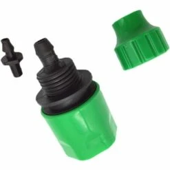 TINOR Adaptateur De Micro Irrigation, Connecteur Rapide En Plastique Pour Tuyau D'arrosage Avec Connecteur Barbelé De 6,35 Mm, Convient Pour Tuyau De 4/7 Mm Et 8/11 Mm. -Promos Arrosage automatique Magasin 59146141 3