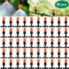 TANCYCO 50 Pcs Micro Spray Goutteurs D'irrigation à Débit Réglable, Têtes De Brumisateur D'irrigation Goutte à Goutte Réglables Pour Jardin