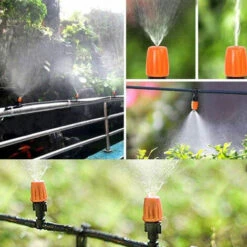 TANCYCO 50 Pcs Micro Spray Goutteurs D'irrigation à Débit Réglable, Têtes De Brumisateur D'irrigation Goutte à Goutte Réglables Pour Jardin 9 TANCYCO 50 Pcs Micro Spray Goutteurs D'irrigation à Débit Réglable, Têtes De Brumisateur D'irrigation Goutte à Goutte Réglables Pour Jardin -Promos Arrosage automatique Magasin 59307328 5