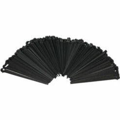 LIFCAUSAL 100pcs Piquets De Soutien Piquets De Soutien D'irrigation Goutte à Goutte à Tige Fixe, Clous De Soutien Pour Parterres De Fleurs Jardin D'herbes, Noir -Promos Arrosage automatique Magasin 59662199 4