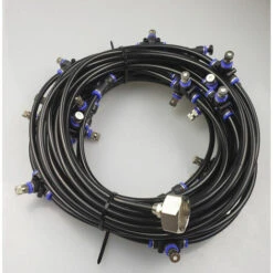 DECKON Kits D'irrigation Système De Brumisation, Système De Brumisateur Extérieur, Brumisateur De Terrasse, Idéal Pour Parasol, Gazebo, Piscine, Serre, Jardin 6M -Promos Arrosage automatique Magasin 59663096 3