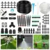 IRISFR Kit D'Irrigation Goutte 40m, Kit Arrosage Goutte à Goutte,125pcs Kit Micro Irrigation Goutte à Goutte Jardin Système Avec Arrosage Automatique Irrigation De Jardin Pour Pelouse, Potager,Lilaris