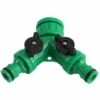 LUCKY-88 Robinet D'irrigation Inverseur à Double Mamelon Vanne En Y à 3 Voies Irrigation Goutte à Goutte Avec Robinet