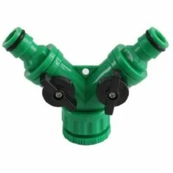 LUCKY-88 Robinet D'irrigation Inverseur à Double Mamelon Vanne En Y à 3 Voies Irrigation Goutte à Goutte Avec Robinet -Promos Arrosage automatique Magasin 59928422 2