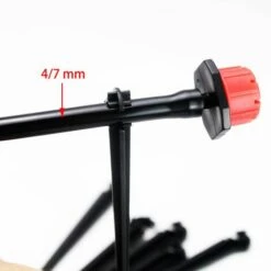 ZHUOXUAN 100 Pièces Système D'arrosage De Jardin Par Irrigation Goutte à Goutte – Degrés Kit D'irrigation Goutte à Goutte Réglable Pour Jardin/Serre/Parterre De Fleurs -Promos Arrosage automatique Magasin 59966960 5