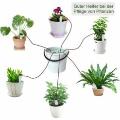 MINKUROW Kit D'irrigation Goutte à Goutte Automatique Pour Plantes Filaire, Kit D'irrigation Goutte à Goutte En Céramique Automatique Pour Plantes (10) -Promos Arrosage automatique Magasin 60013770 5