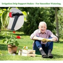 NAXUNNN 100 Pcs Support Tuyau Arrosage En PE Piquet De Fixation Au Sol Porte Tuyau Arrosage -Promos Arrosage automatique Magasin 60086669 4