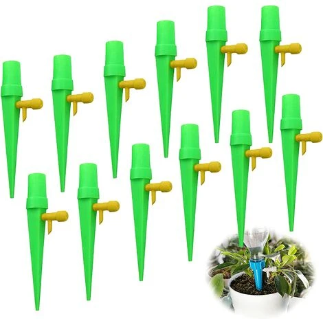 NAXUNNN Goutte à Goutte Bouteille, 12 Pièces Arrosage Automatique Interieur 1 NAXUNNN Goutte à Goutte Bouteille, 12 Pièces Arrosage Automatique Interieur