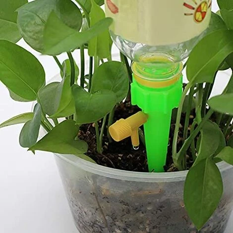 NAXUNNN Goutte à Goutte Bouteille, 12 Pièces Arrosage Automatique Interieur 3 NAXUNNN Goutte à Goutte Bouteille, 12 Pièces Arrosage Automatique Interieur – Image 3