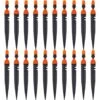 AOUGO Réglable D'irrigation Goutte à Goutte Buse D'irrigation Des Plantes De Jardin 360 Degrés Goutteur Atomiseur équipement De Refroidissement/d'irrigation(40 PACK)